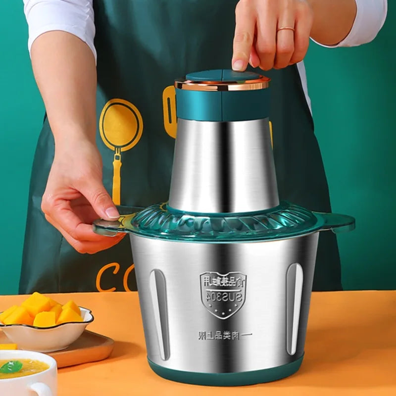🥗 PROCESADOR DE ALIMENTOS DE ALTA POTENCIA – 2L | ACERO INOXIDABLE