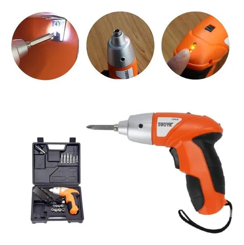 🔧⚡ Destornillador Eléctrico Inalámbrico 3.6V