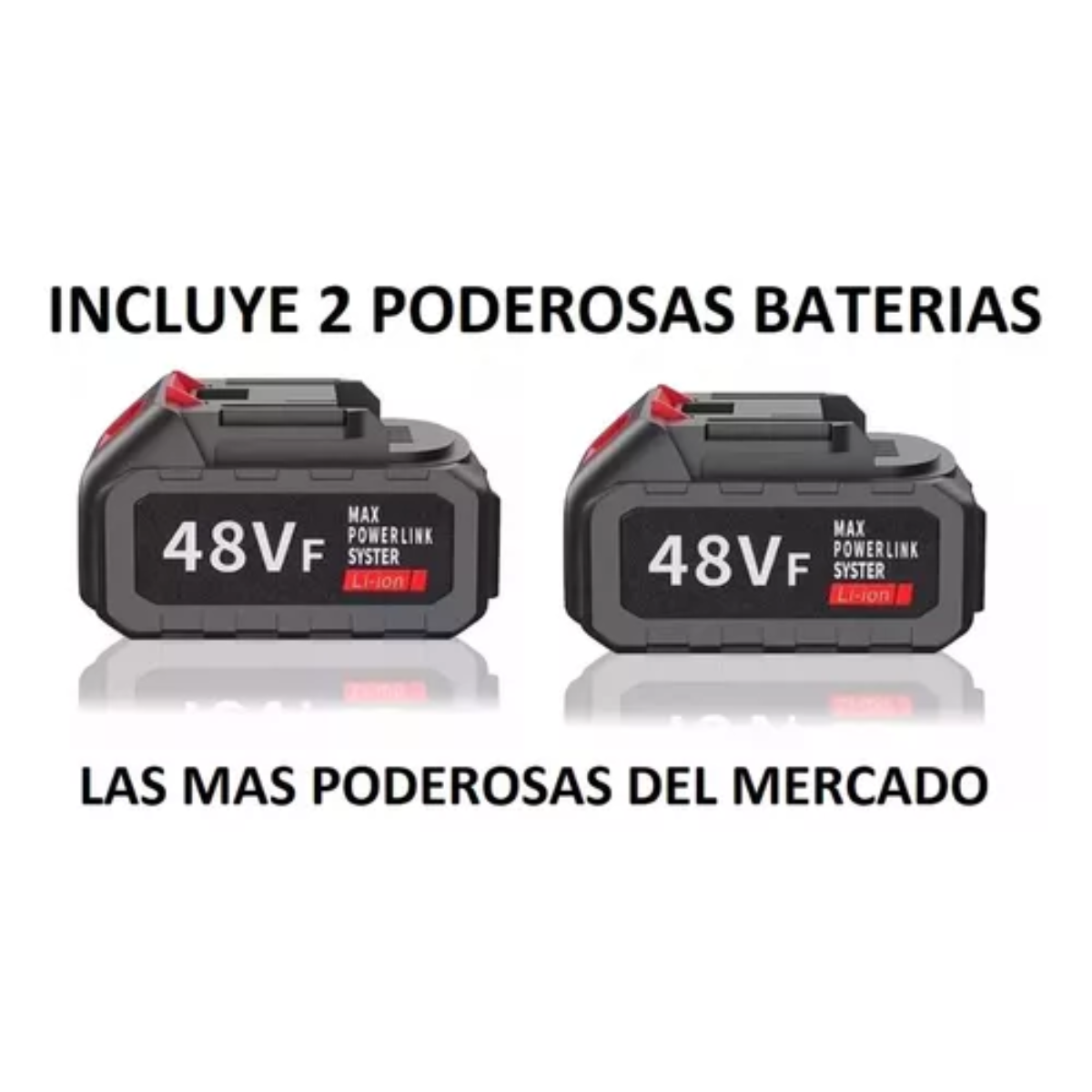 🌲Motosierra Portátil 48V con 2 Baterías + Maletín Profesional 🌲