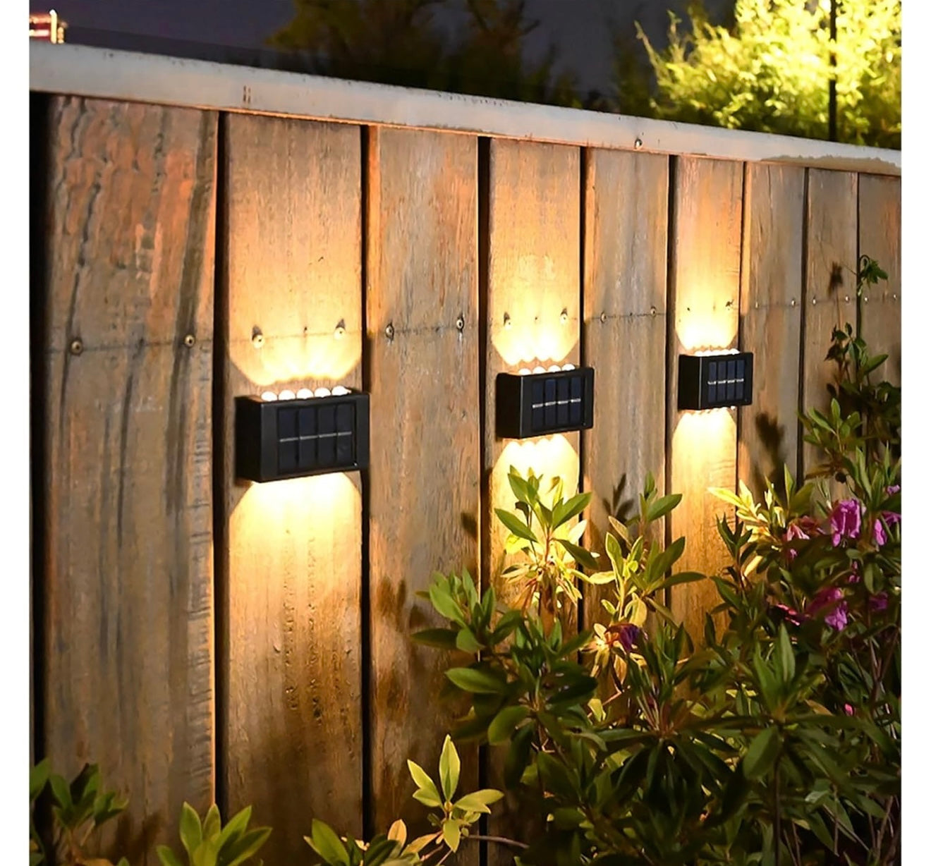 🌞 LÁMPARA SOLAR DE PARED X2 DE 10 BOMBILLOS