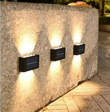 🌞 LÁMPARA SOLAR DE PARED X2 DE 10 BOMBILLOS