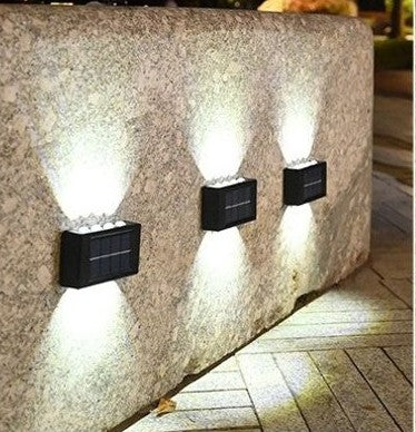 🌞 LÁMPARA SOLAR DE PARED X2 DE 10 BOMBILLOS