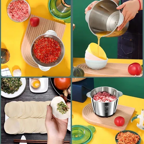 🥗 PROCESADOR DE ALIMENTOS DE ALTA POTENCIA – 2L | ACERO INOXIDABLE