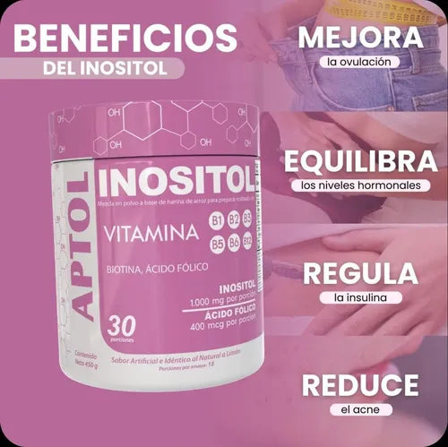 ✨ Inositol con Complejo B – Tu aliado para Hormonas, Mente y Metabolismo ✨