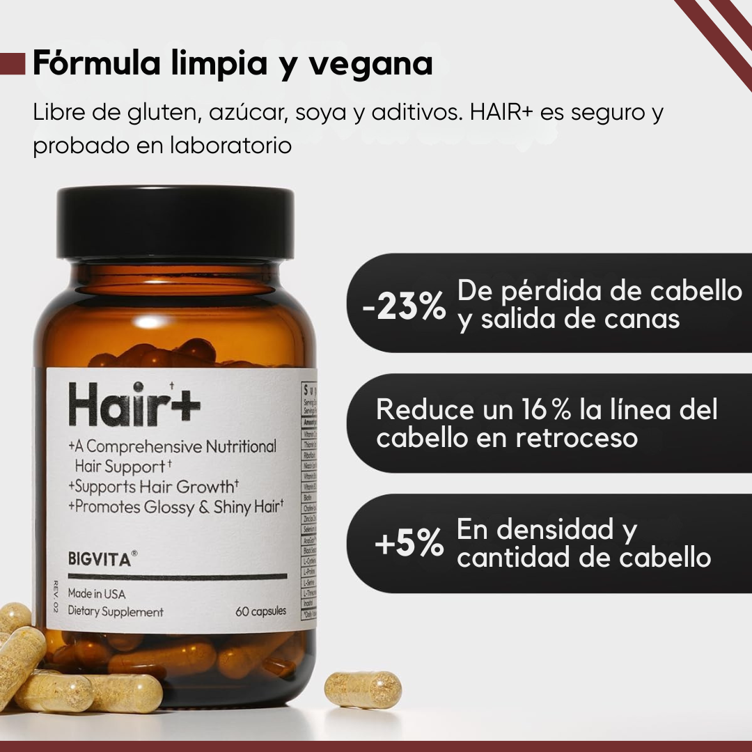 Hair Suplemento Para El Cabello – Fortalece, Nutre y Hace Crecer Tu Cabello