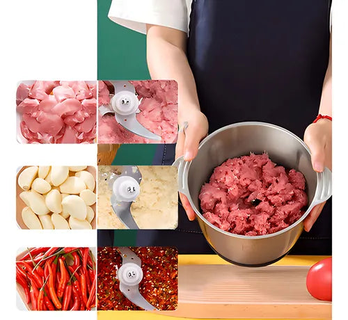 🥗 PROCESADOR DE ALIMENTOS DE ALTA POTENCIA – 2L | ACERO INOXIDABLE